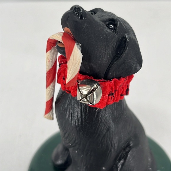 Byers Choice Candy Cane Labrador Caroler Accessory 2014 4.5” - Picture 3 of 6